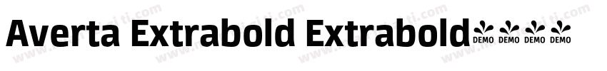 Averta Extrabold Extrabold字体转换